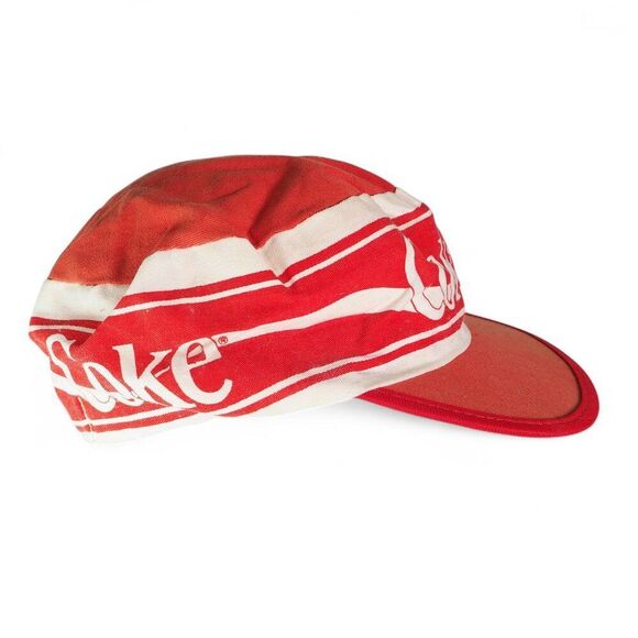 Coca-Cola Soda Pop Vintage 70s / 80s Painter Hat Cap Red/ White - Picture 4 of 7